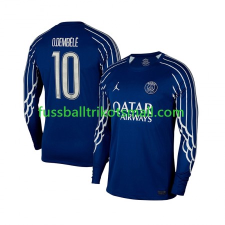 Fußballtrikots Paris Saint-Germain Ousmane Dembele 10 2024-2025 Langarm Fourth trikot kaufen